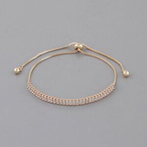 Classic Rhinestone Adjustable Bracelet